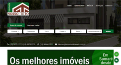 Desktop Screenshot of nossotetoimoveis.com.br